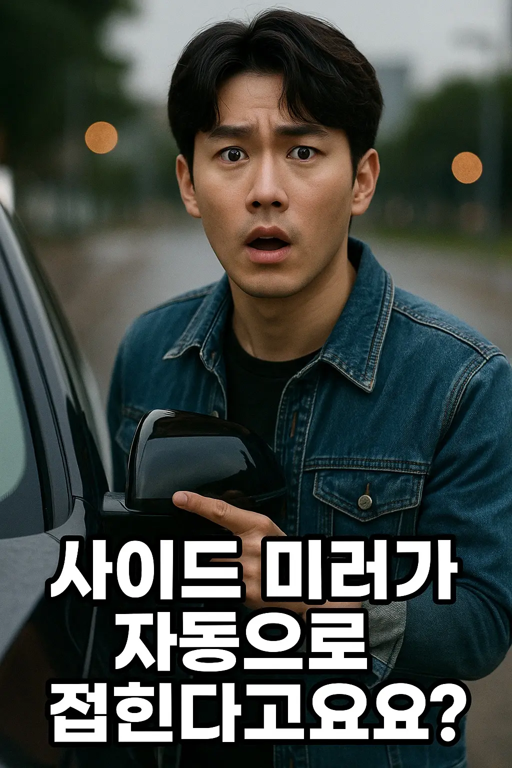 사이드미러 자동으로 안 접힌다고요? 이 버튼 하나면 해결됩니다!