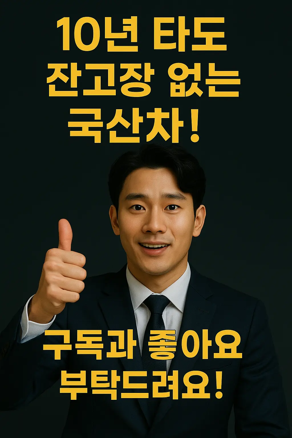 오래 타도 고장 없는 국산차를 찾고 계셨다면, 오늘 리스트를 참고해보세요