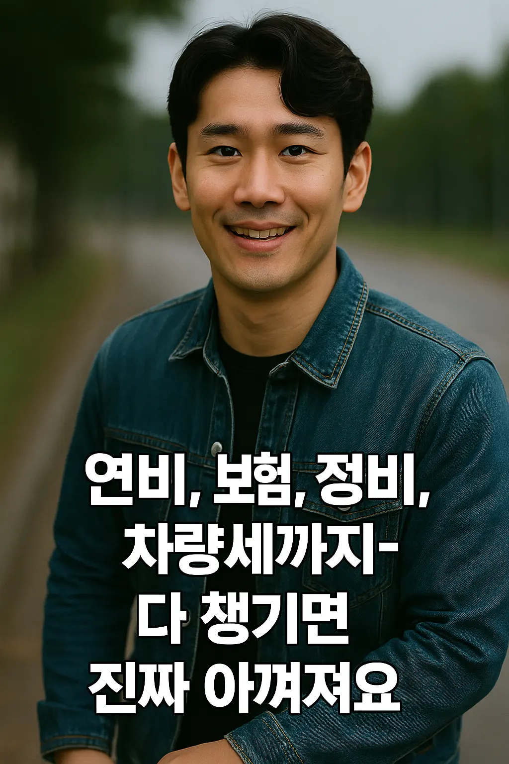 카메라를 보며 웃는 훈남